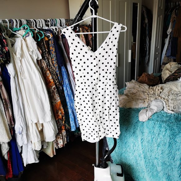 Polka Dot Ruched Dress - Picture 5 of 5